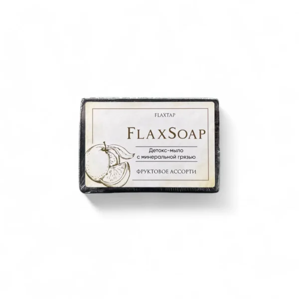 Детокс-мыло “Фруктовое ассорти” FlaxSoap