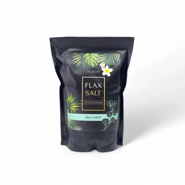 Соль для ванны Эвкалипт FlaxSalt